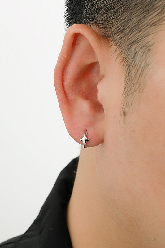 Star Huggie Hoop Earrings