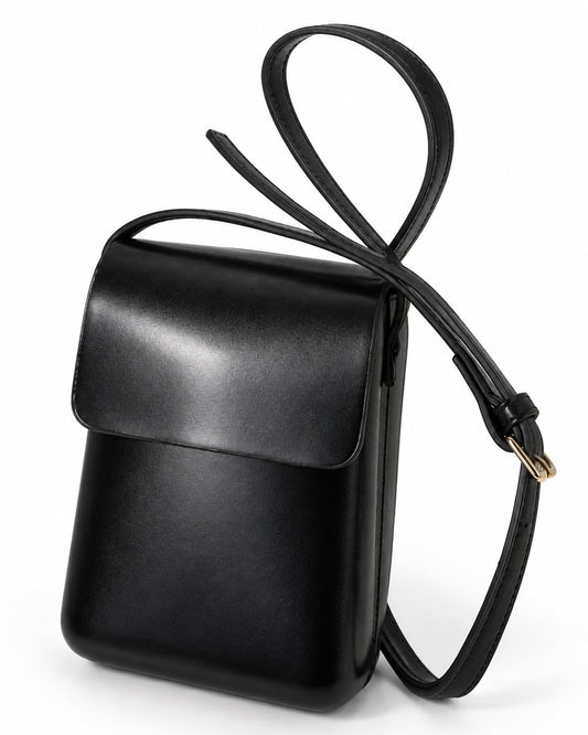 Compact Flap Crossbody Bag