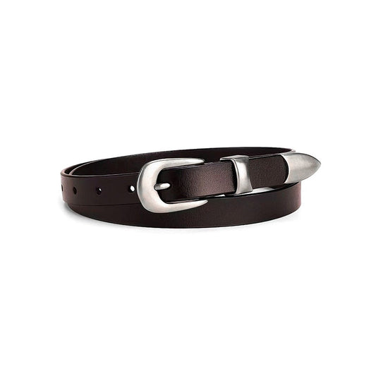 Slim Western Pin-Buckle Belt