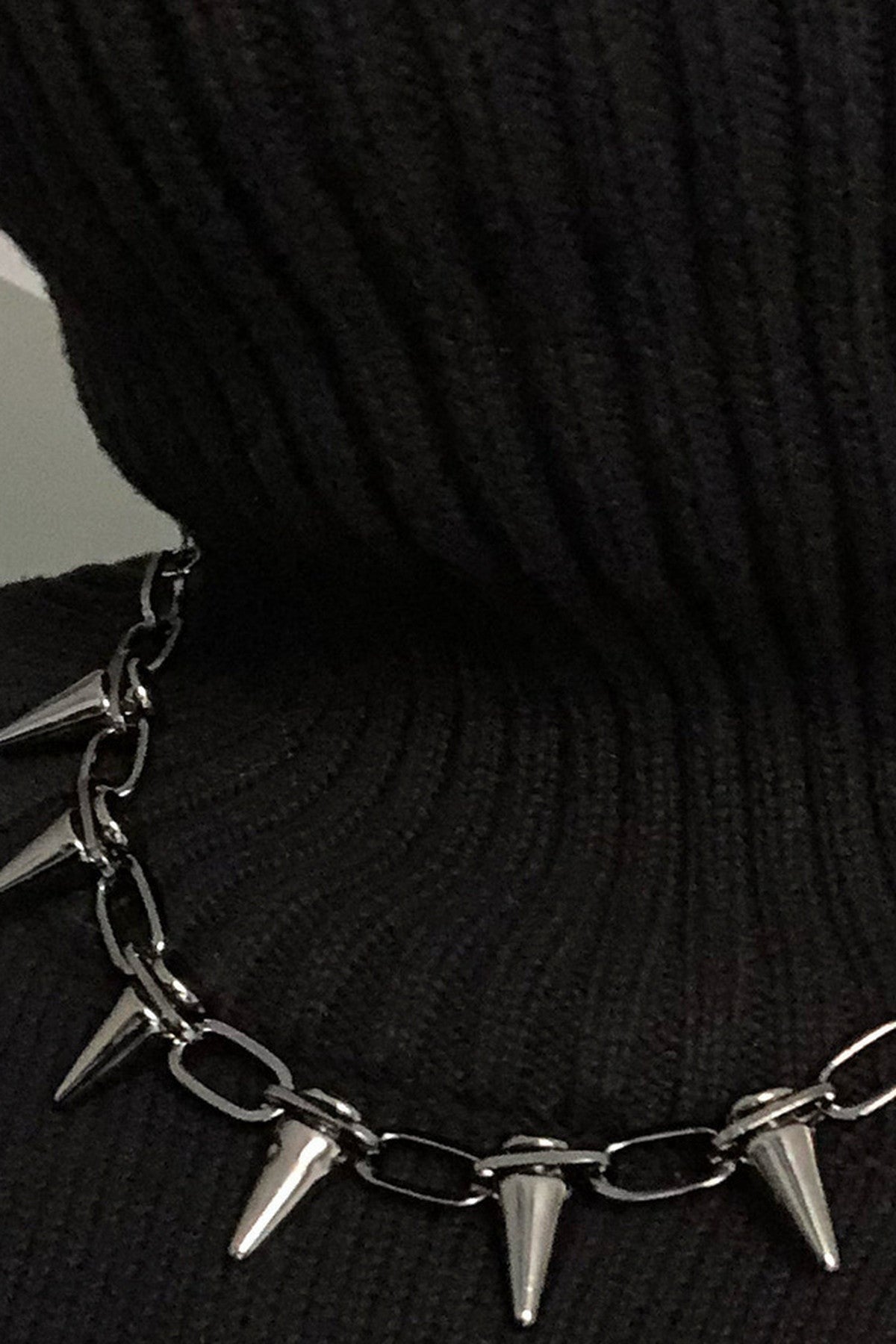 Spike Chain Choker Necklace
