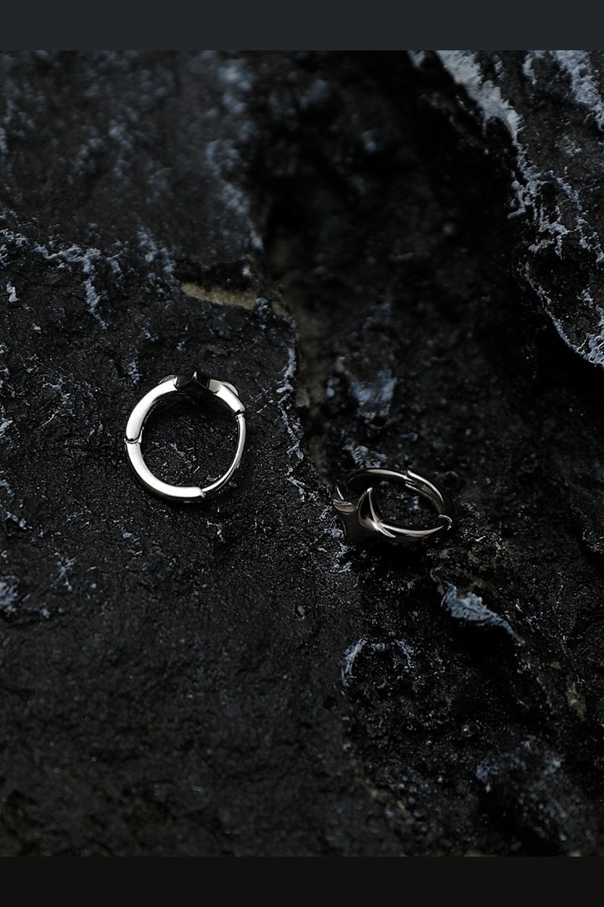Star Huggie Hoop Earrings