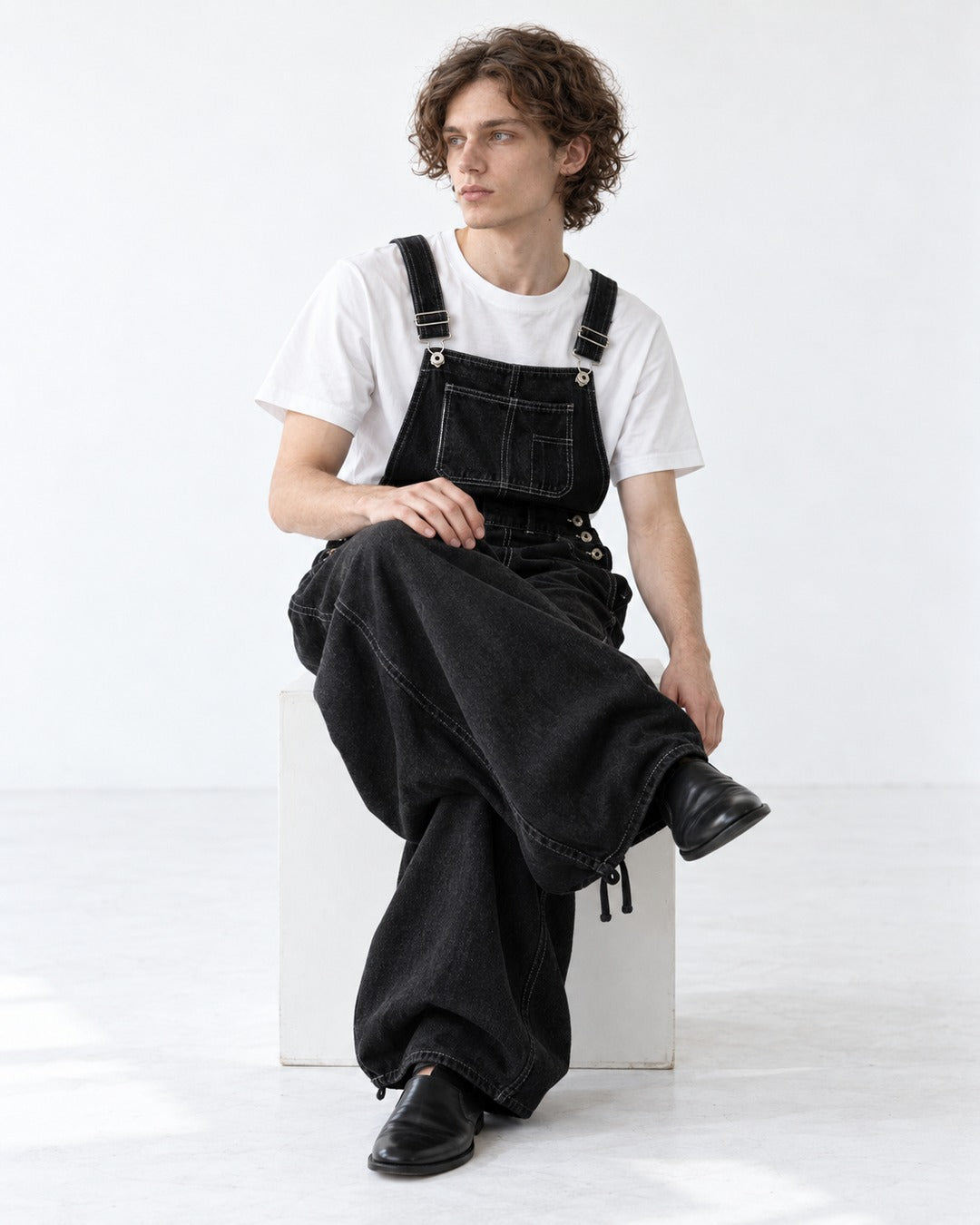 Bib Overalls with Buckle Straps