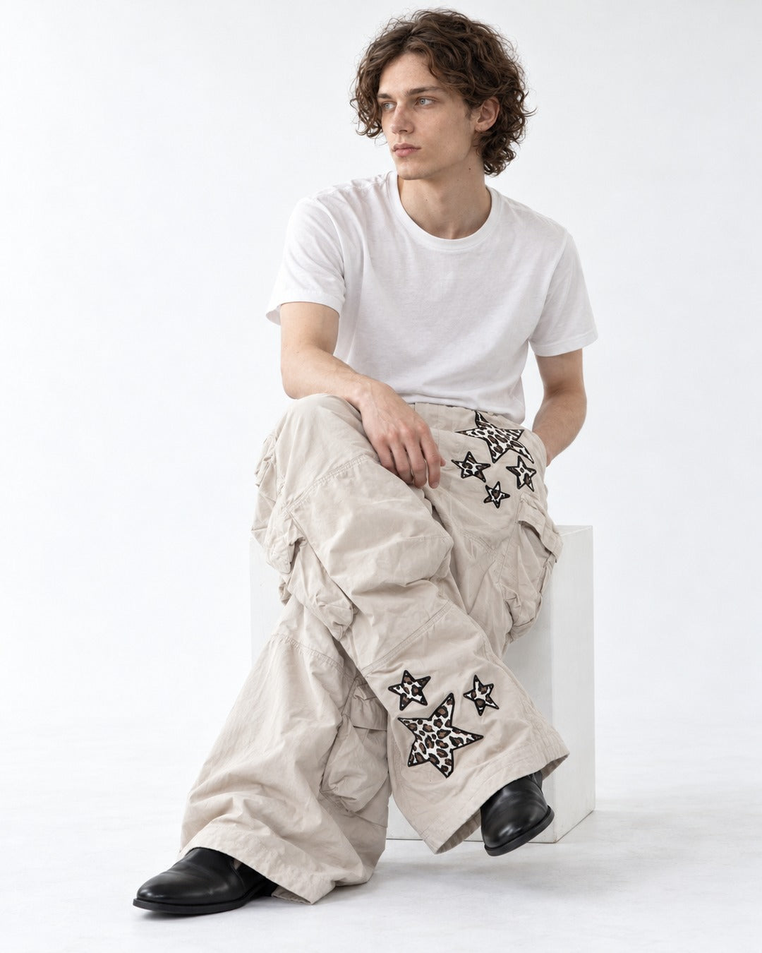 Patchwork Cargo Pants