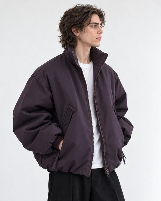 Stand Collar Drawstring Jacket