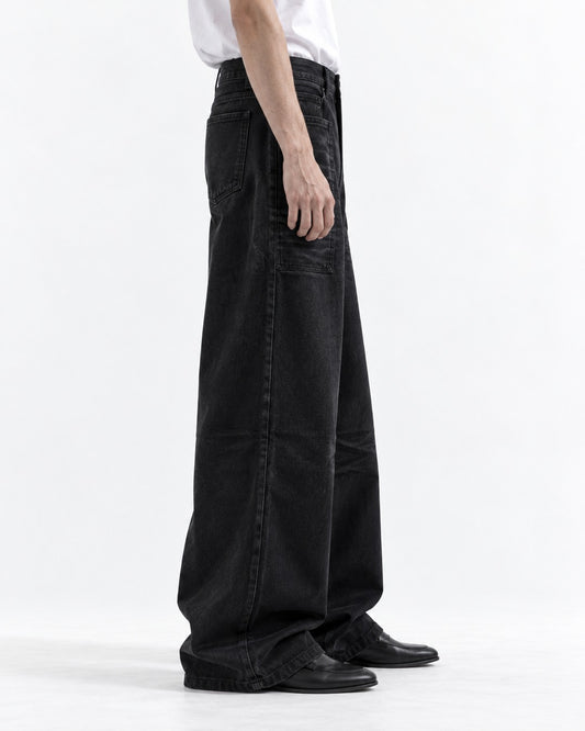 Embossed Denim Jeans