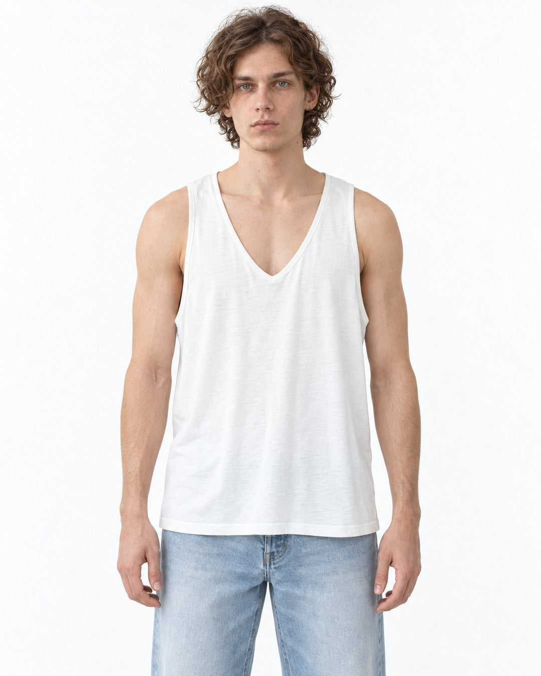 Relaxed V-Neck Tank Top