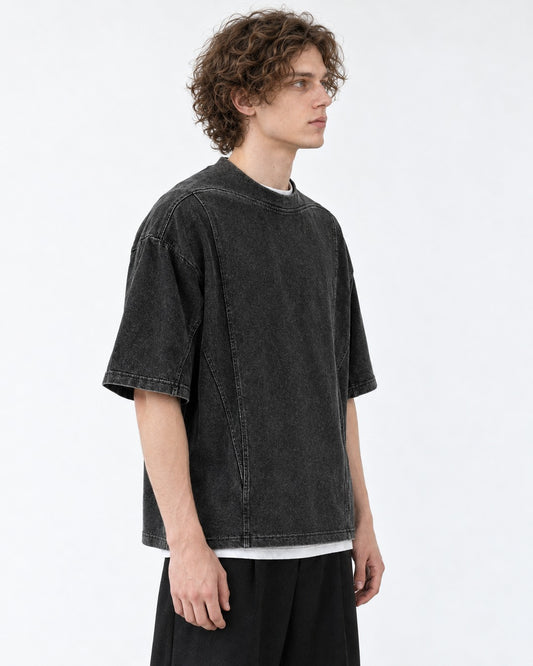 Washed Raglan-Seam Tee