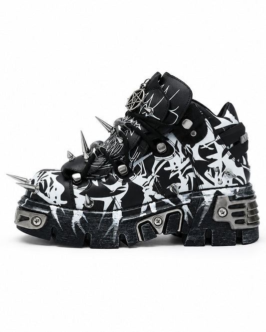 Spike Platform Sneakers