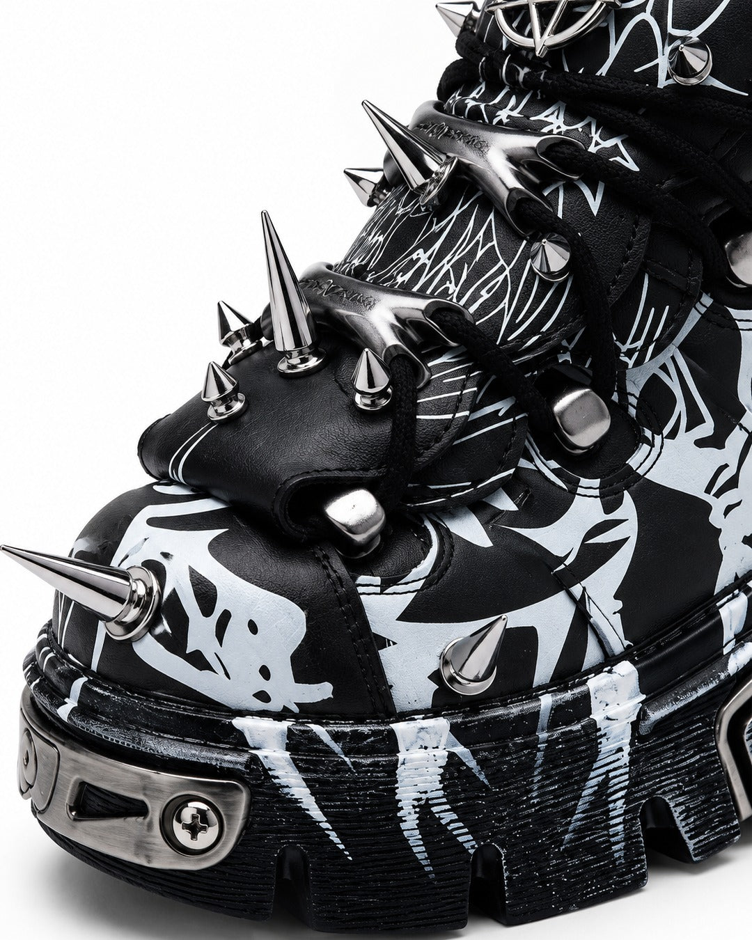 Spike Platform Sneakers