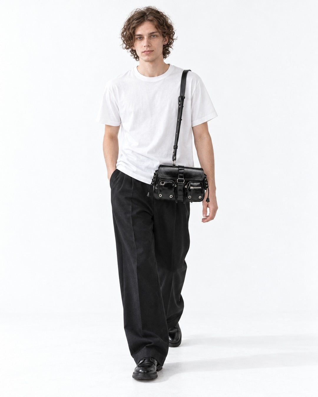 Multi-Pocket Shoulder Bag