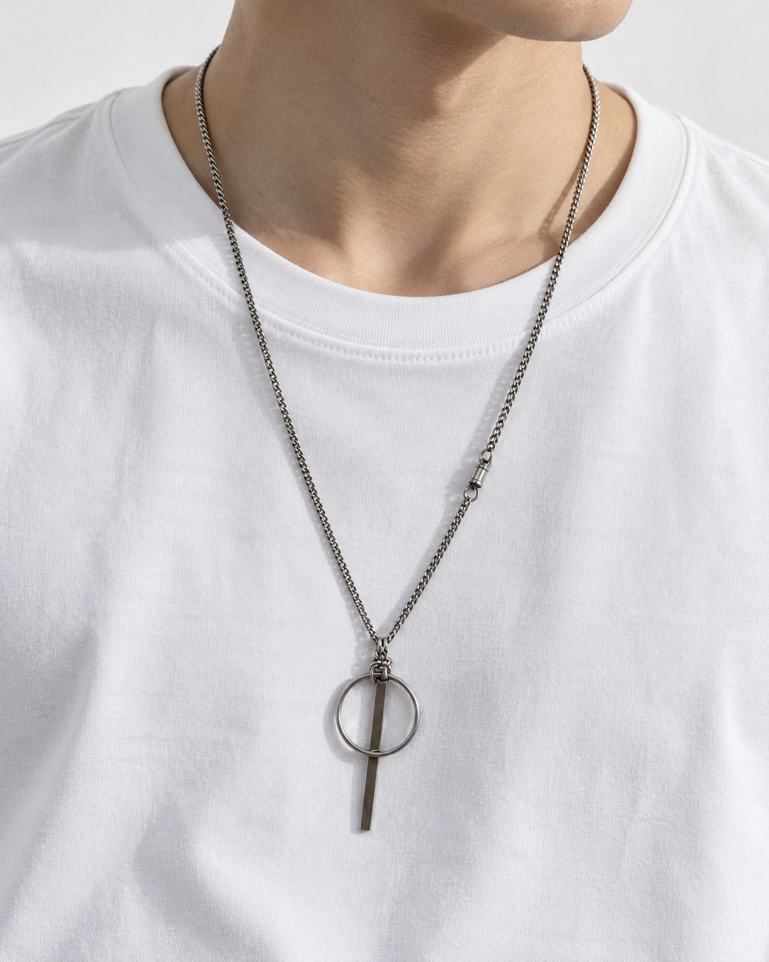 Knot Pendant Long Necklace
