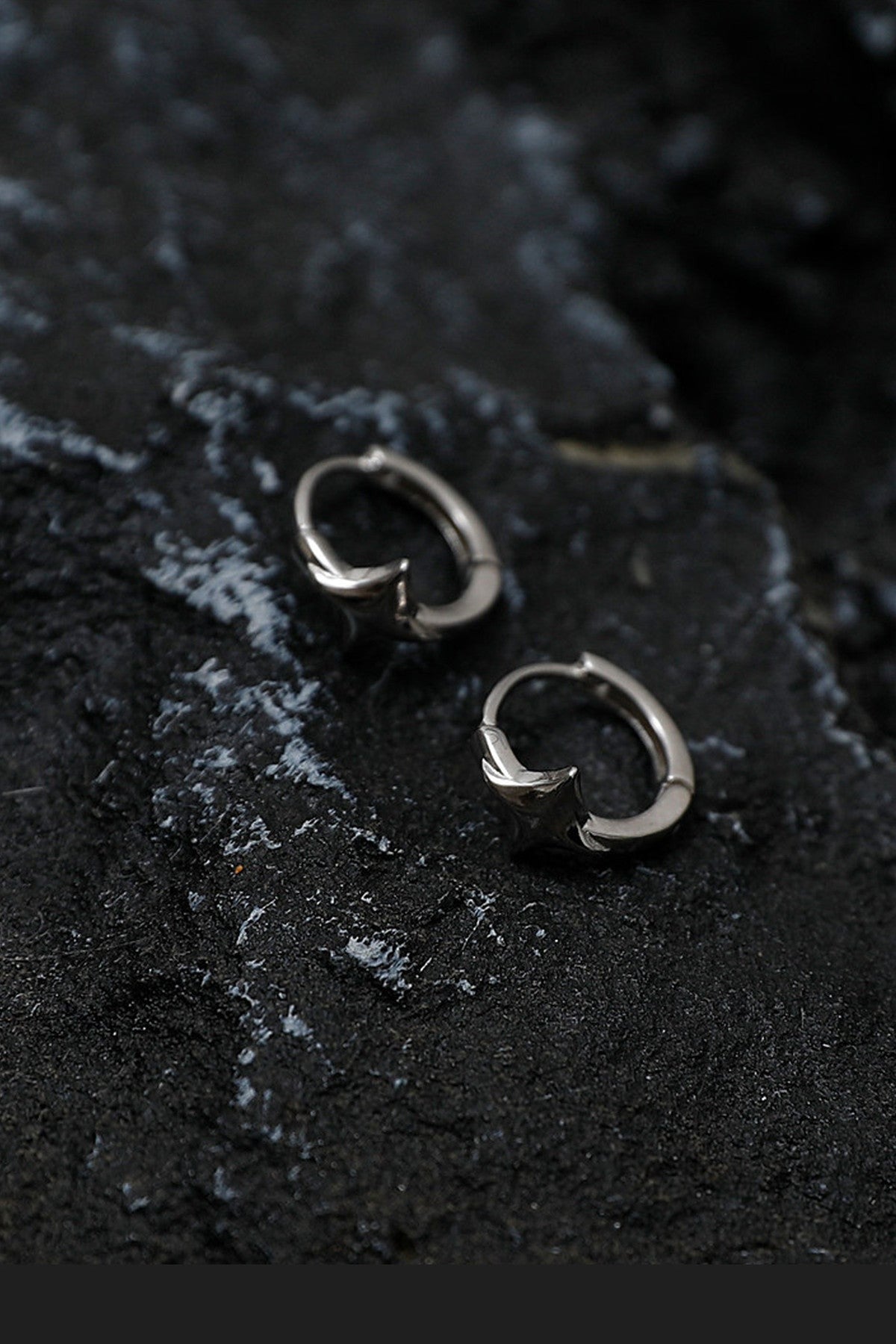 Star Huggie Hoop Earrings