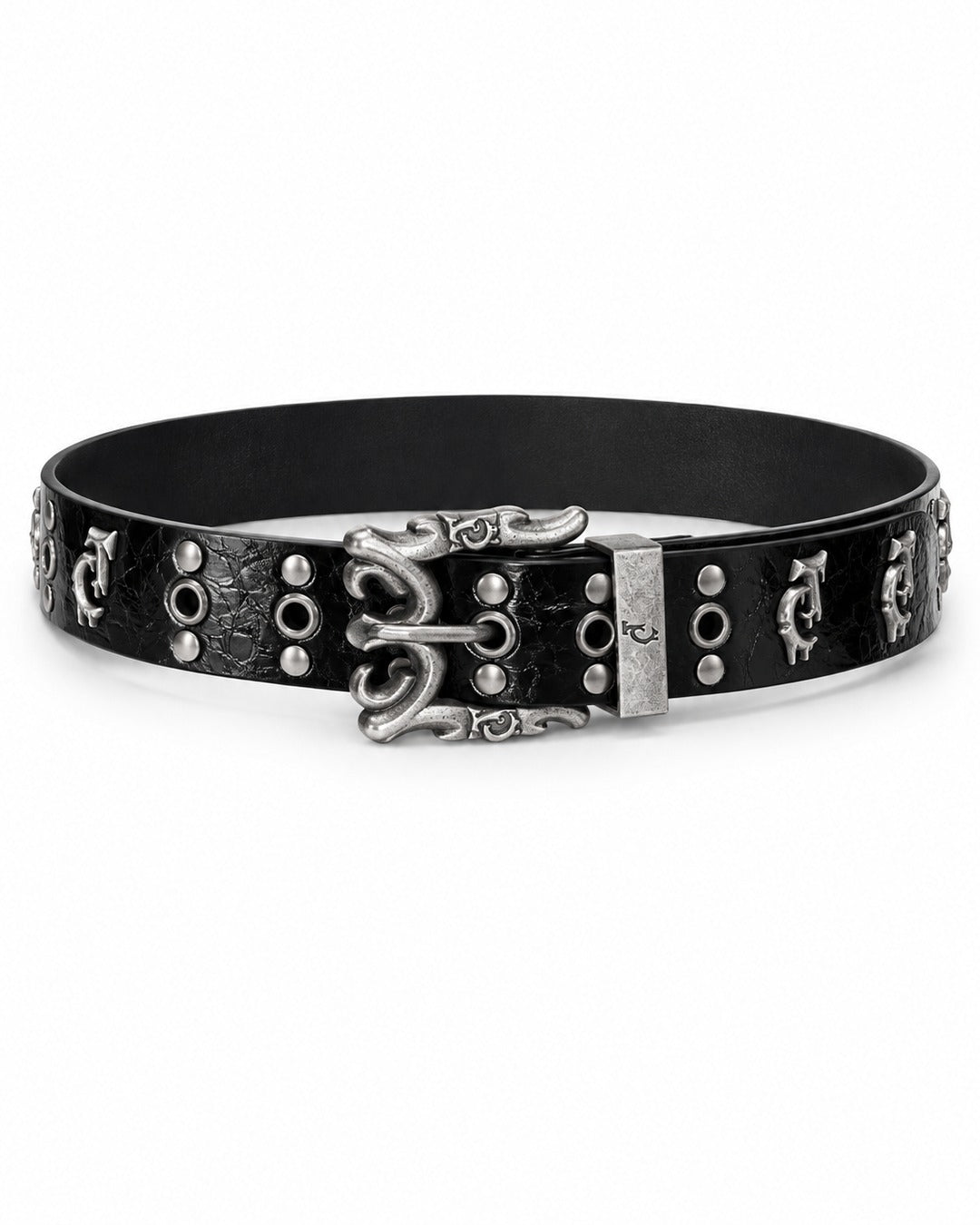 Gothic Scroll Stud Belt