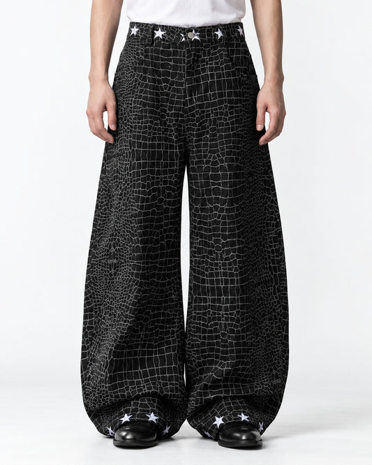 Dark Star Embroidery Pants