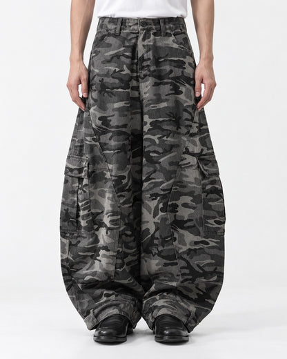Camouflage Balloon Cargo Pants