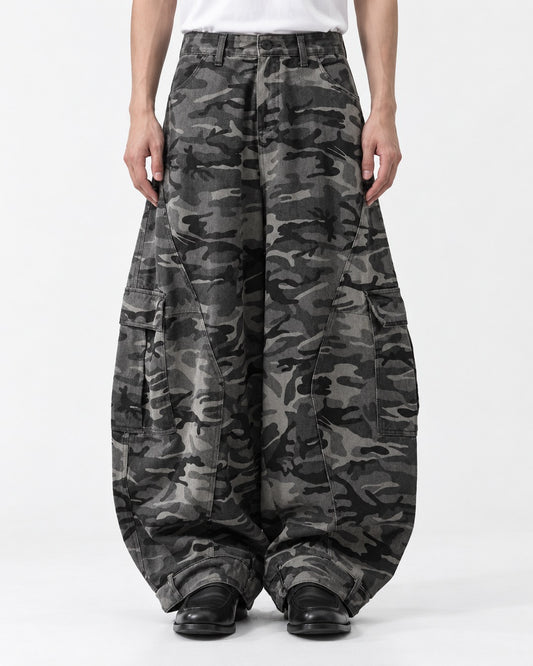 Camouflage Balloon Cargo Pants