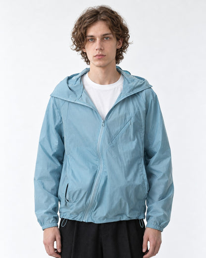 Lightweight Hooded Zip Jacket