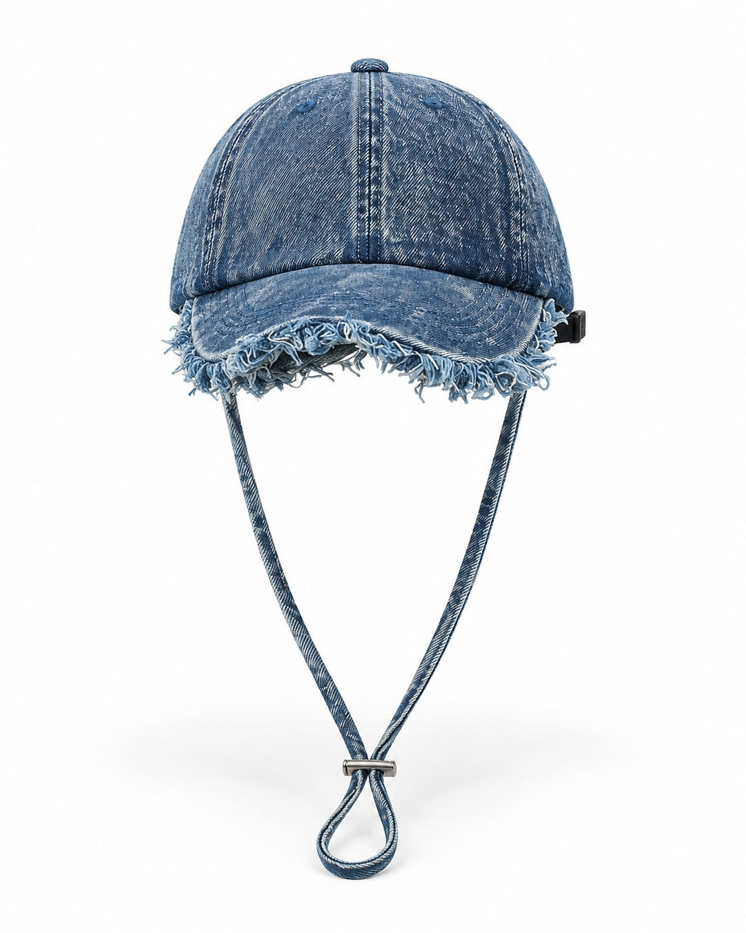 Frayed Denim Baseball Cap