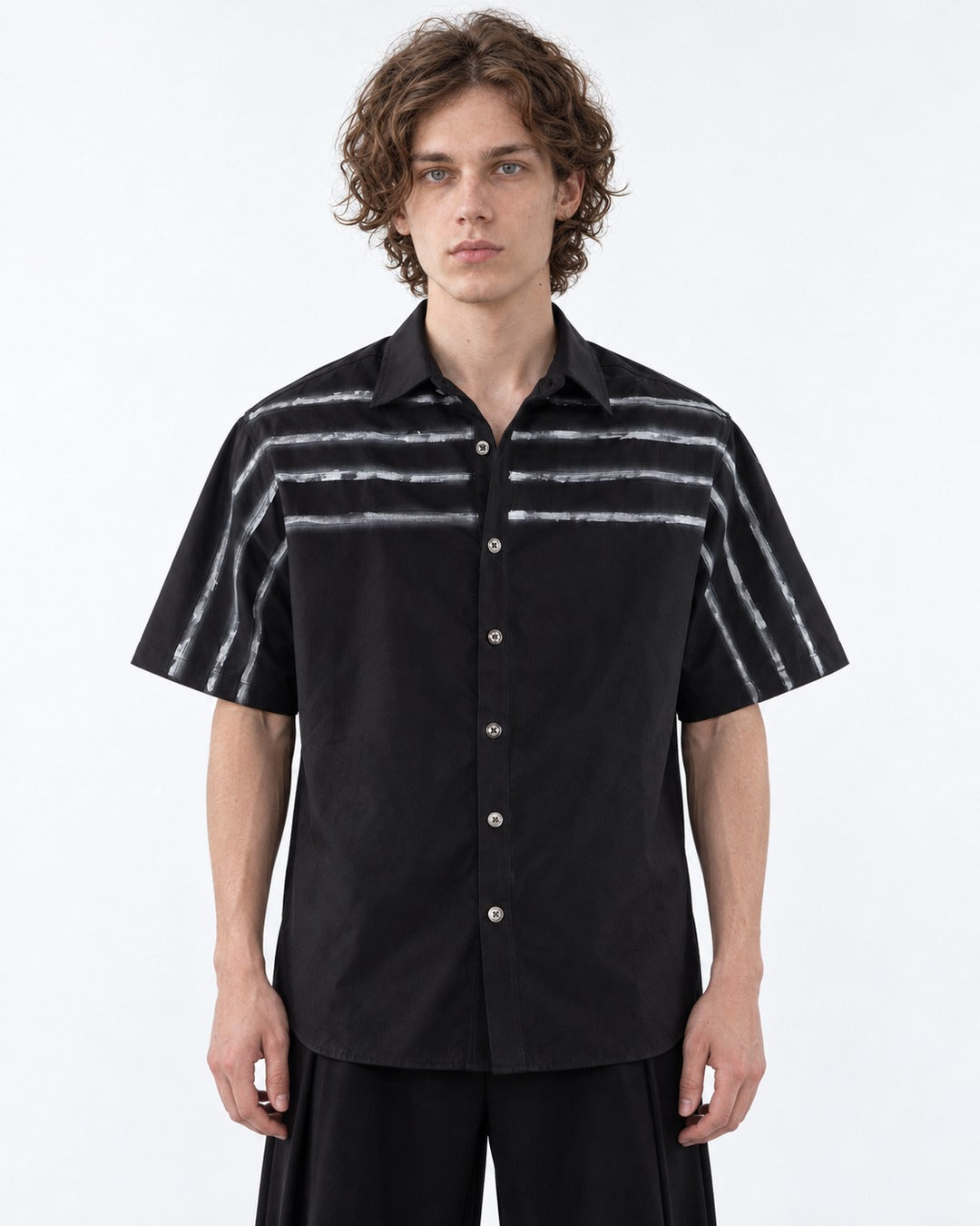 Hand-Painted Stripe Shirt