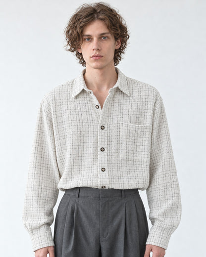 Tweed Check Shirt