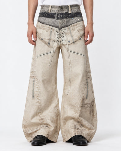 Distressed Light Khaki