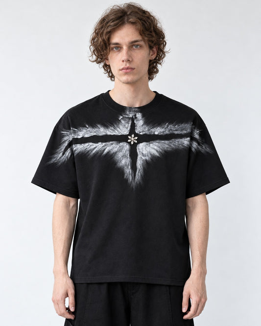 Crystal Wing Print T-Shirt