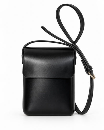 Compact Flap Crossbody Bag