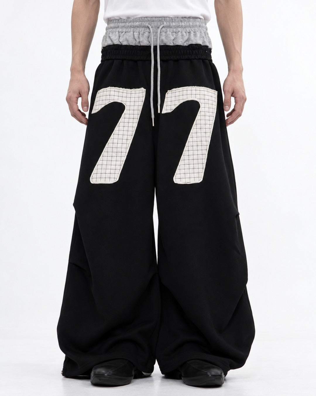 Number 77 Double Waistband Sweatpants