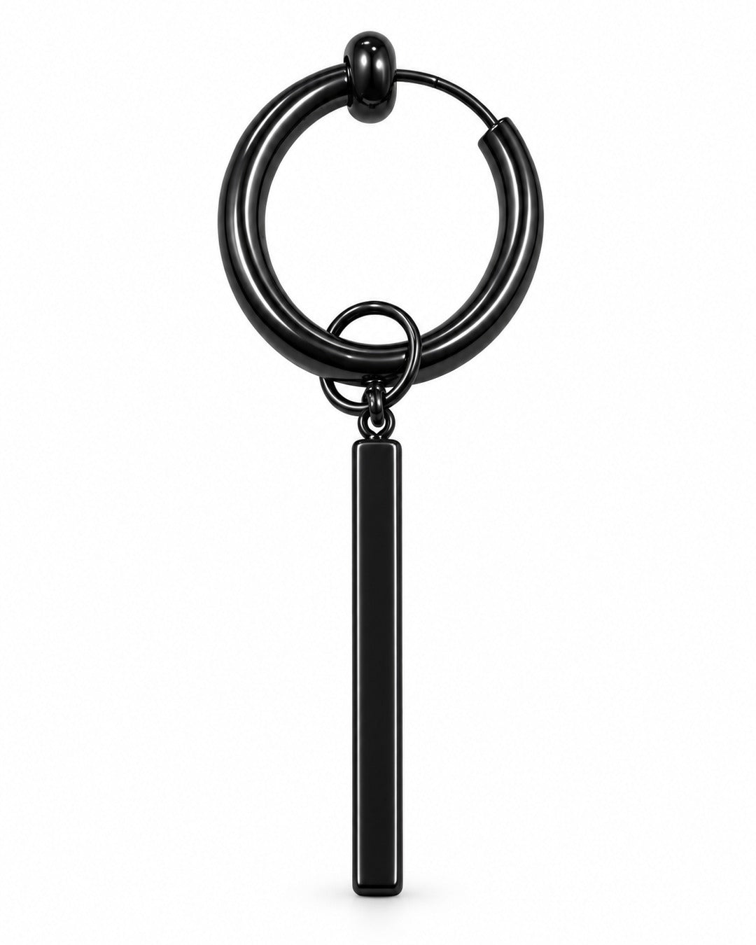 Bar Drop Hoop Earring