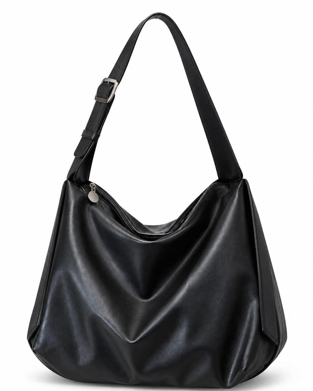 Slouchy Leather Hobo Bag