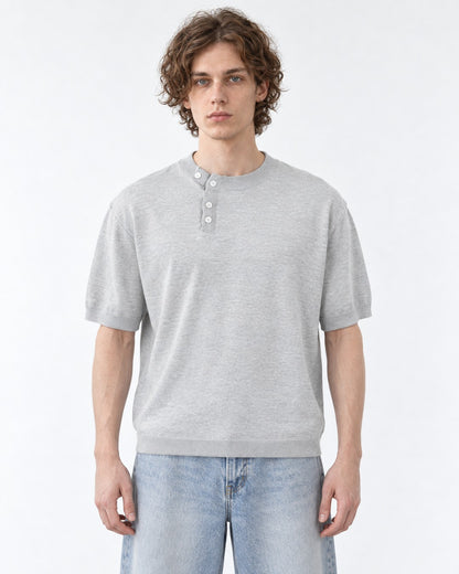 Crew-Neck Knit Top