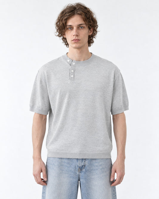 Crew-Neck Knit Top