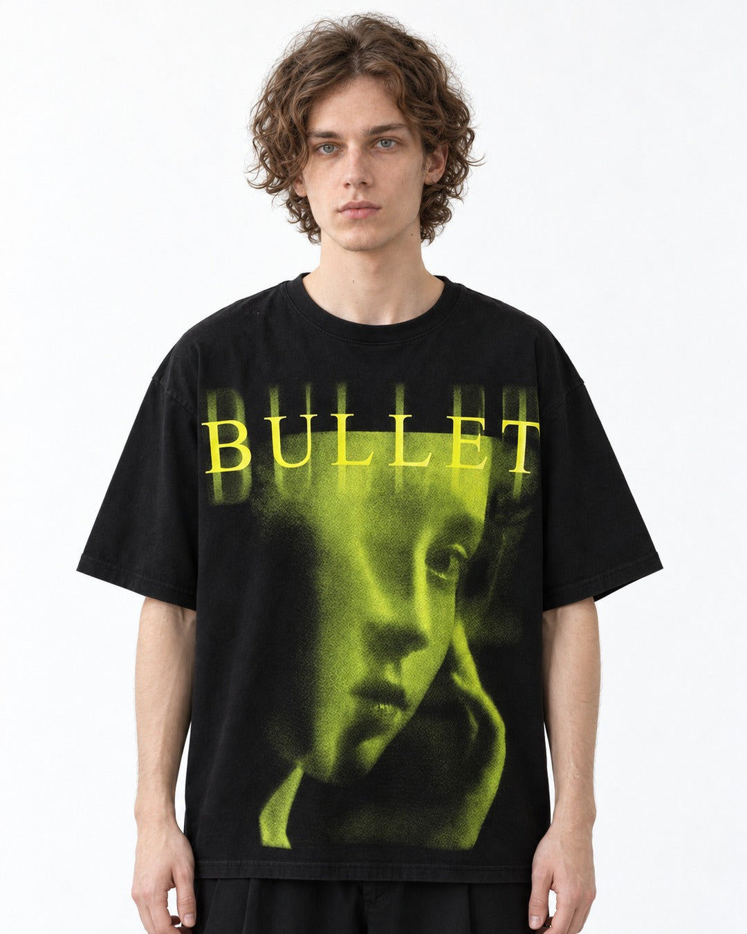 Face Print Oversized T-Shirt