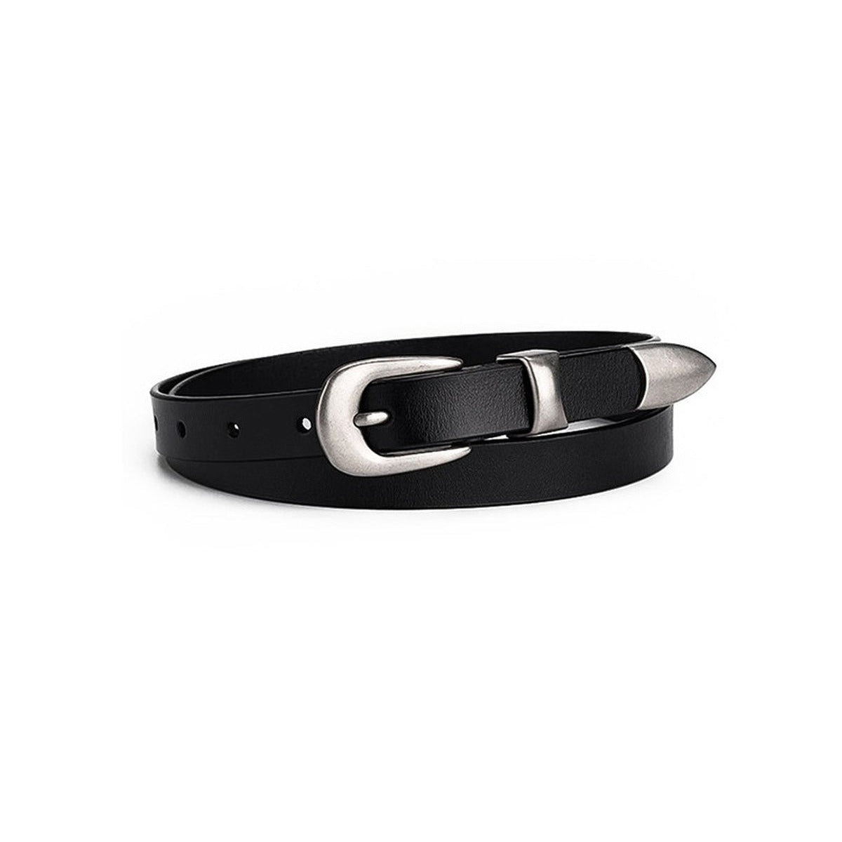 Slim Western Pin-Buckle Belt