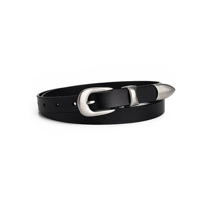 Slim Western Pin-Buckle Belt