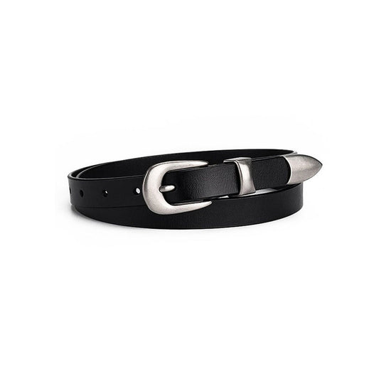 Slim Western Pin-Buckle Belt