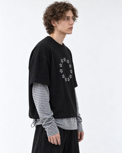 Star Ring Layered T-Shirt