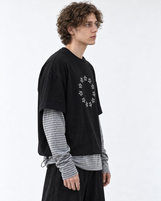 Star Ring Layered T-Shirt