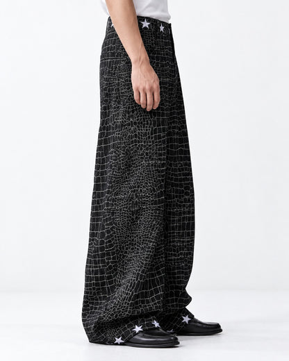 Dark Star Embroidery Pants