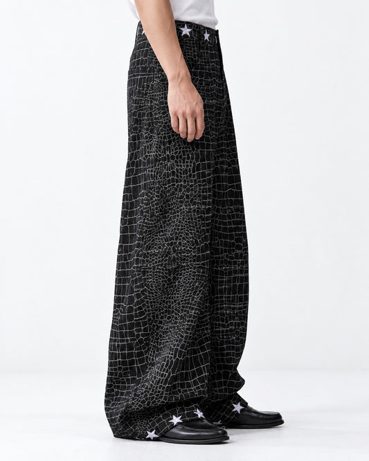 Dark Star Embroidery Pants