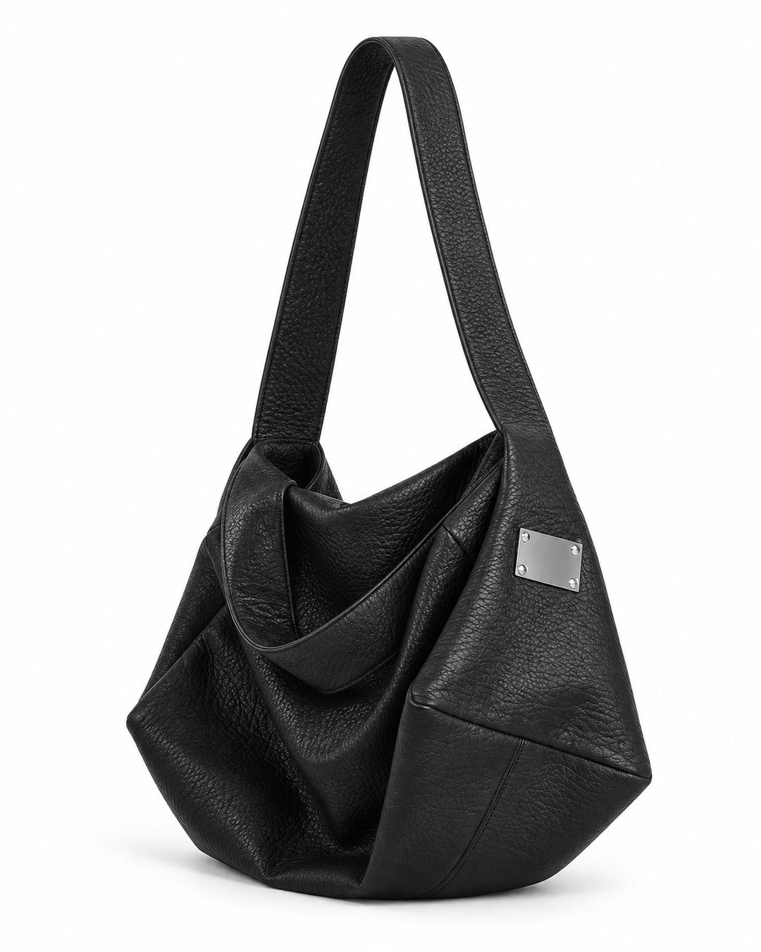 Slouchy Pebbled Crossbody Bag
