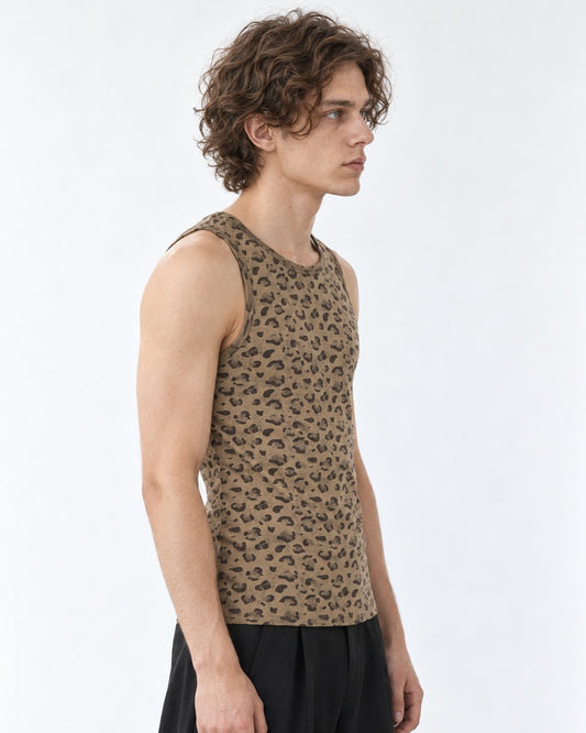Leopard Print Tank Top