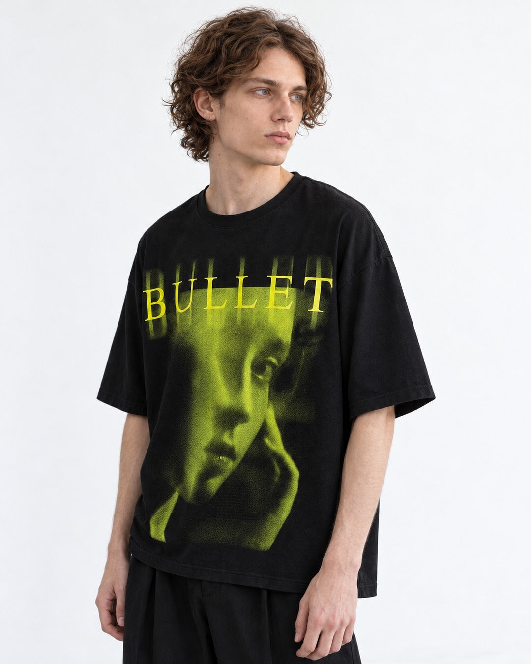 Face Print Oversized T-Shirt