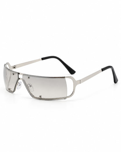 Rimless Shield Sunglasses
