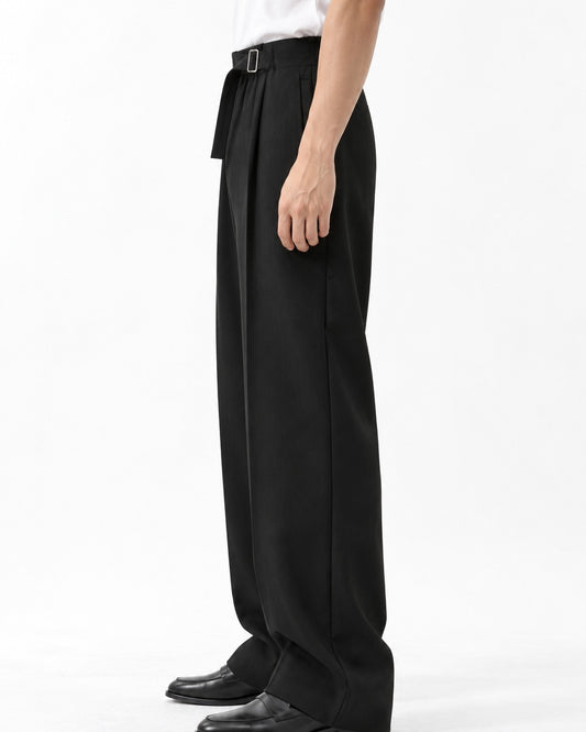Curved Split Waistband Dress Pants