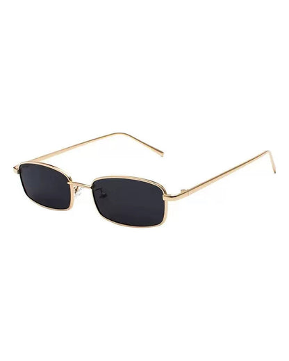 Small Rectangular Metal Frame Glasses