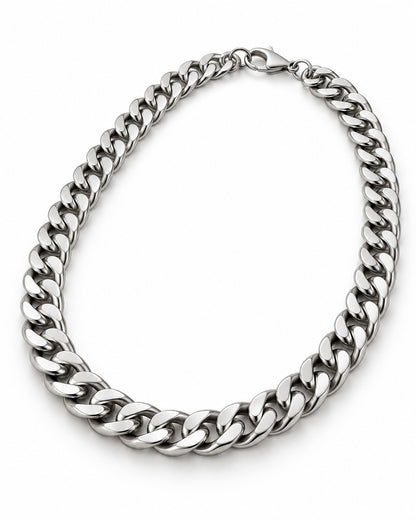 Thick Cuban Link Chain Necklace