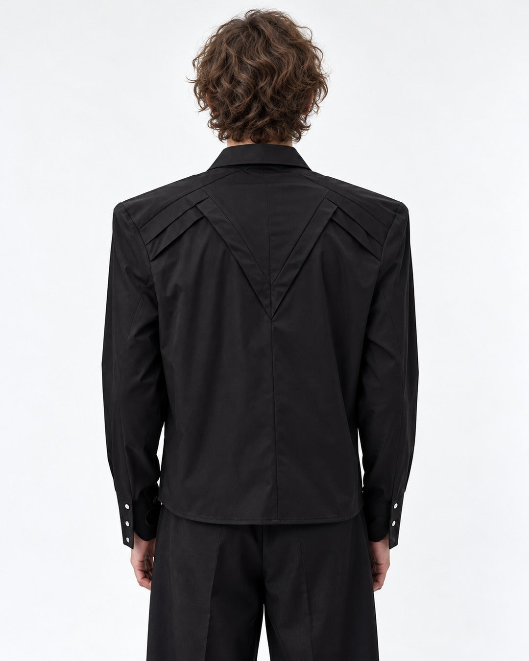 Structured Shoulder Rivet Shirt