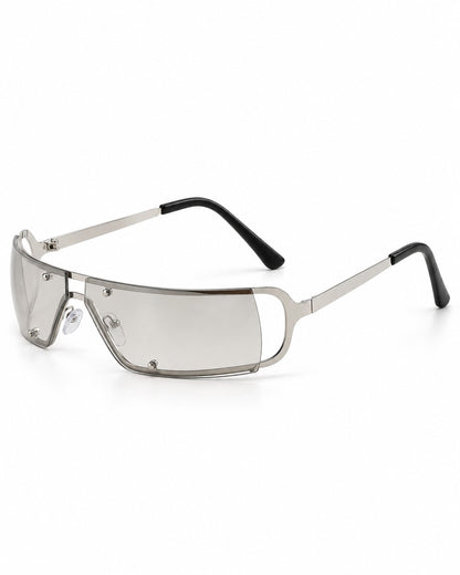 Rimless Shield Sunglasses