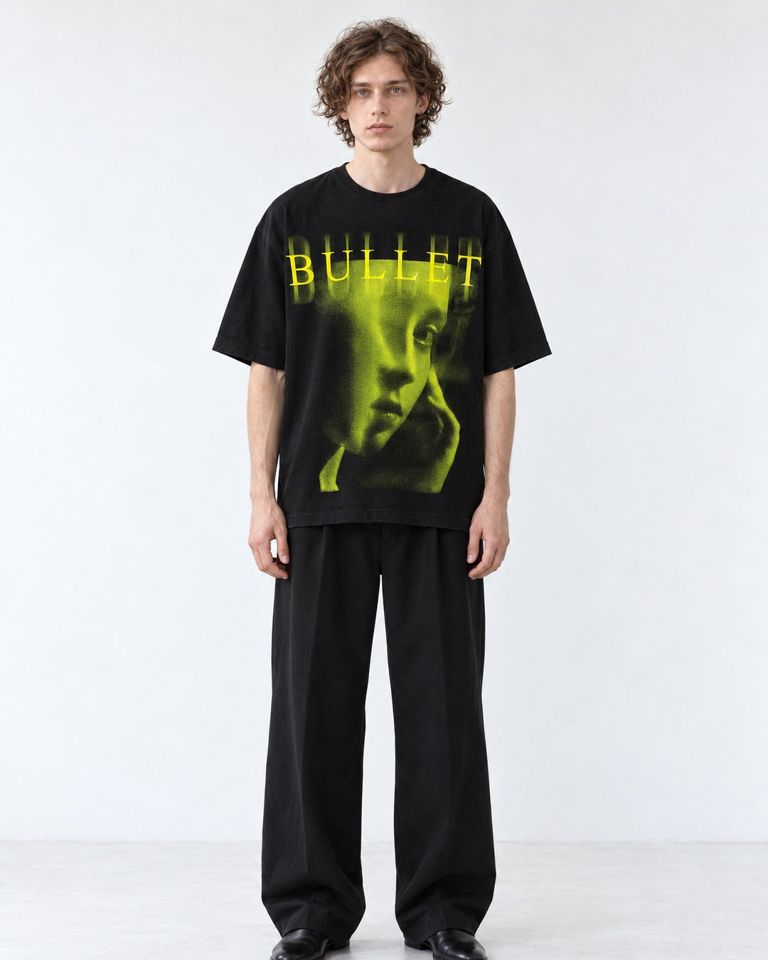 Face Print Oversized T-Shirt